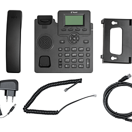 ФЛАТ-ПРО FLAT-PHONE C10/RU, ip-телефон (2 SIP-аккаунта, 2 порта 10/100BASE-T (RJ-45), ЖК-дисплей, PoE, РЕЕСТР)